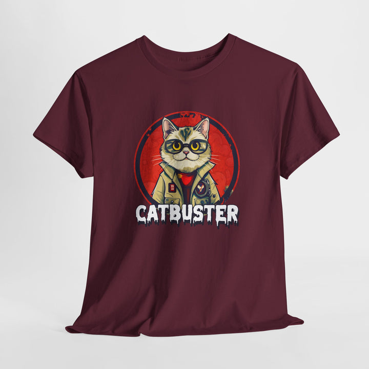 Catbuster - Vibzzy™ T-Shirt - Retro Flynn