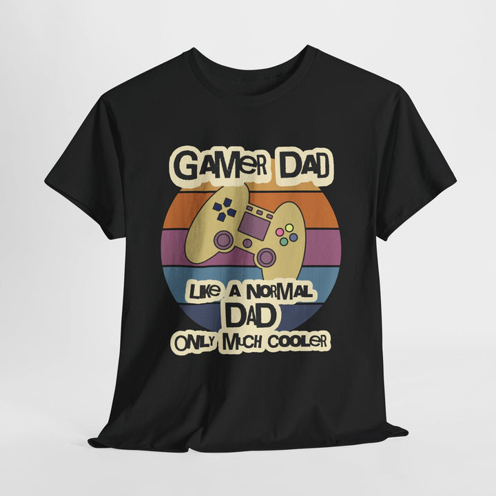 Gamer Dad Much Cooler - Vibzzy™ T-shirt - Retro Flynn