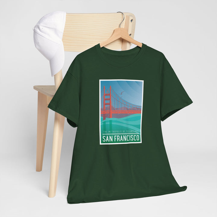 San Francisco Metropolis - Vibzzy™ T-Shirt - Retro Flynn