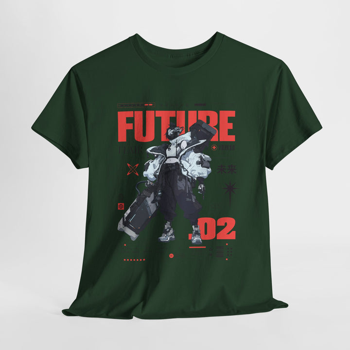 Cyber Tech Warrior - Vibzzy™ T-shirt - Retro Flynn