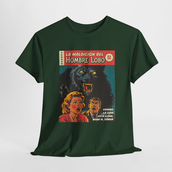 Vintage Horror Werewolf Comic - Vibzzy™ T-shirt - Retro Flynn