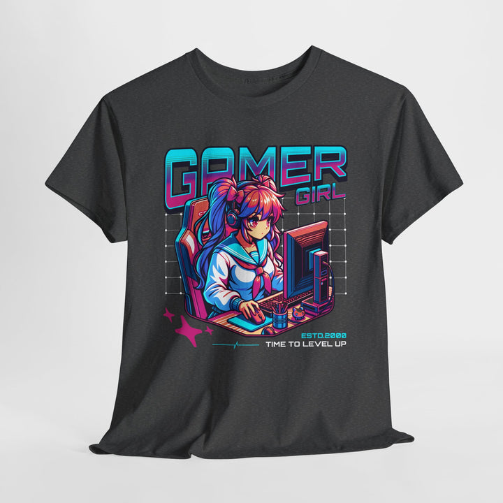 Anime Gamer Girl - Vibzzy™ T-shirt - Retro Flynn