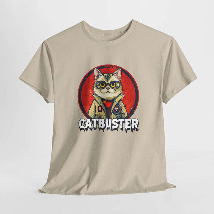 Catbuster - Vibzzy™ T-Shirt - Retro Flynn