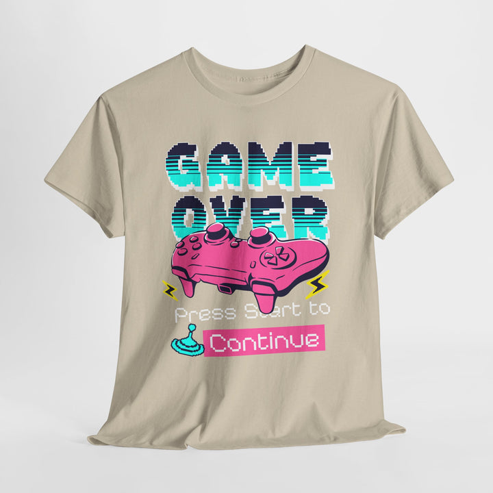 Game Over Continue - Vibzzy™ T-Shirt - Retro Flynn
