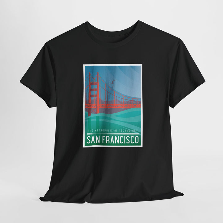 San Francisco Metropolis - Vibzzy™ T-Shirt - Retro Flynn