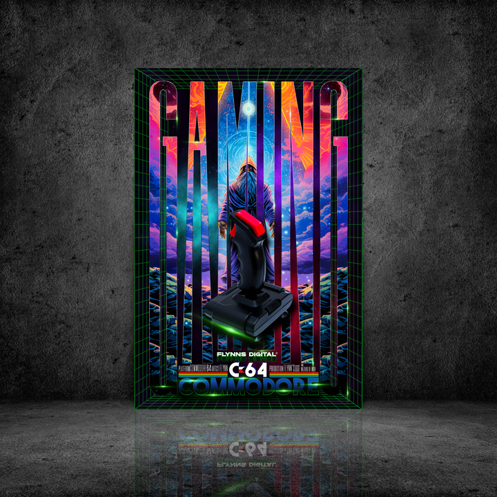 Wizard of Wor Commodore 64 Gaming Poster - Retro Flynn