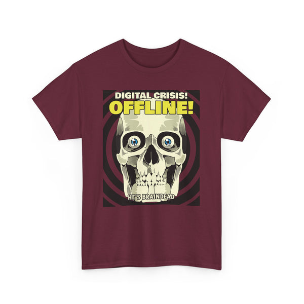 The Cyber Skull - Vibzzy™ T-Shirt - Retro Flynn