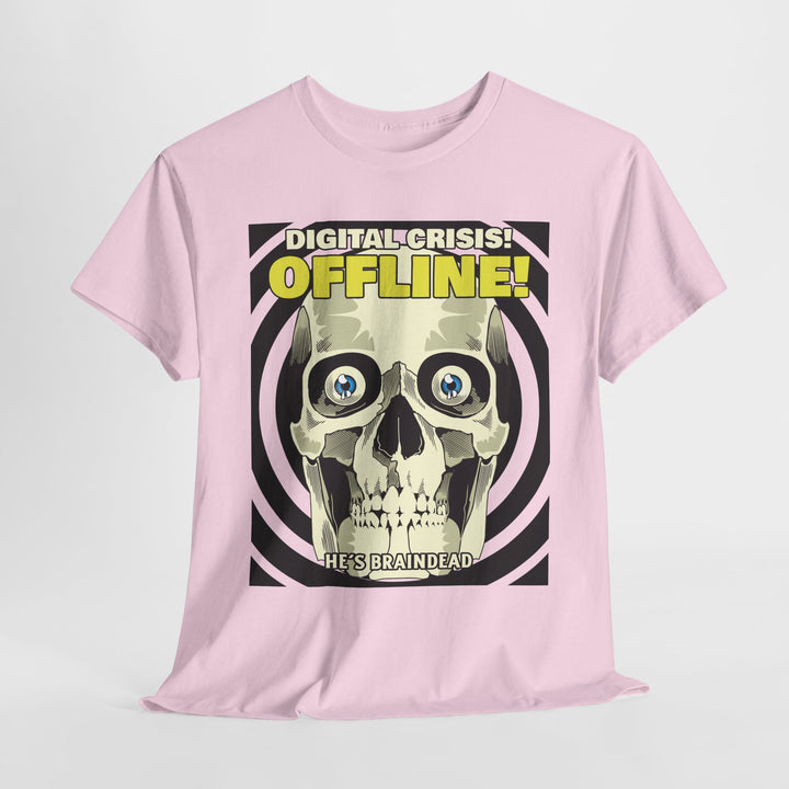 The Cyber Skull - Vibzzy™ T-Shirt - Retro Flynn