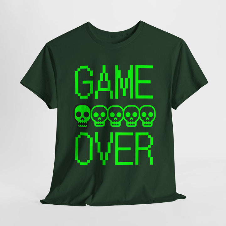 Game Over Skulls - Vibzzy™ T-shirt - Retro Flynn