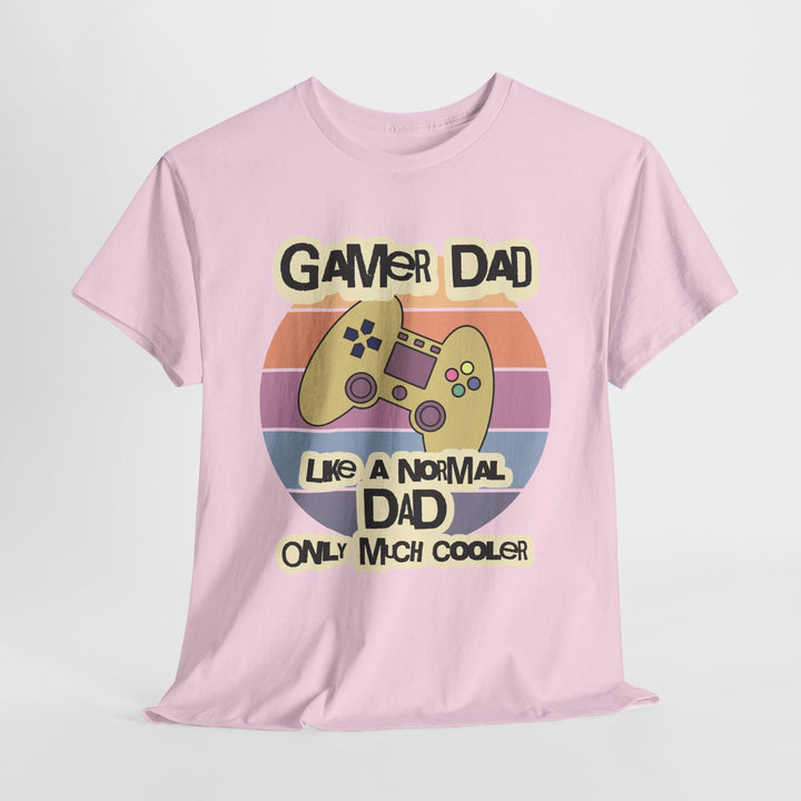 Gamer Dad Much Cooler - Vibzzy™ T-shirt - Retro Flynn