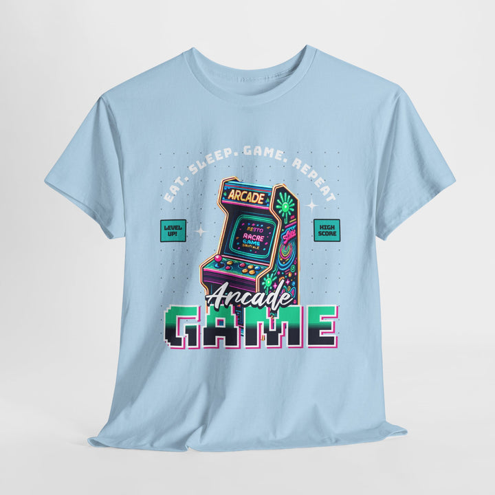 Eat Sleep Arcade Game - Vibzzy™ T-shirt - Retro Flynn