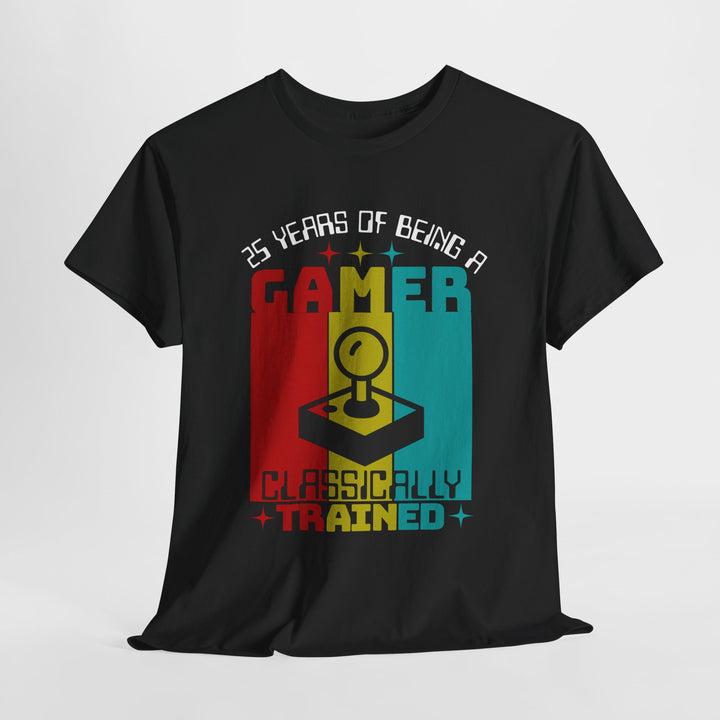 25 Years of Being a Gamer - Vibzzy™ T-Shirt - Retro Flynn