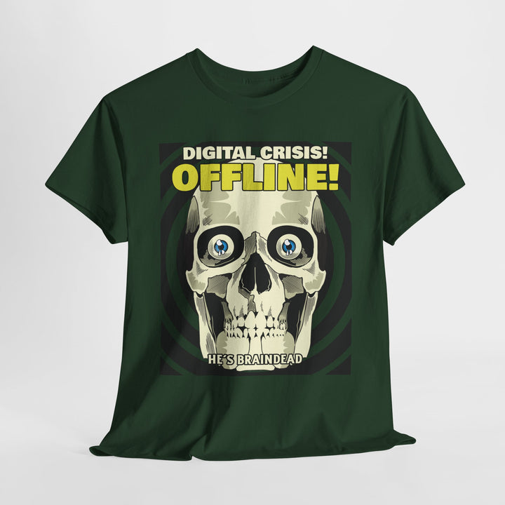 The Cyber Skull - Vibzzy™ T-Shirt - Retro Flynn