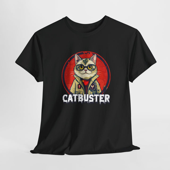 Catbuster - Vibzzy™ T-Shirt - Retro Flynn