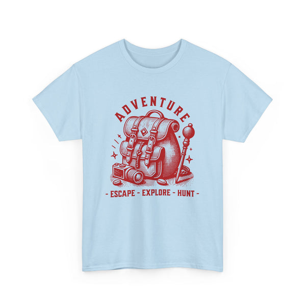 Adventure Escape Explore Hunt - Vibzzy™ T-shirt - Retro Flynn