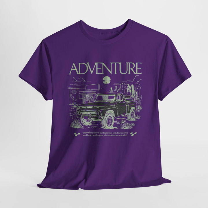 Adventure Throttle - Vibzzy™ T-shirt - Retro Flynn