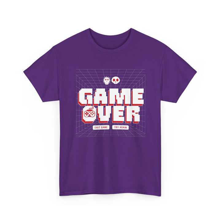 Pixel Game Over Try Again - Vibzzy™ T-shirt - Retro Flynn