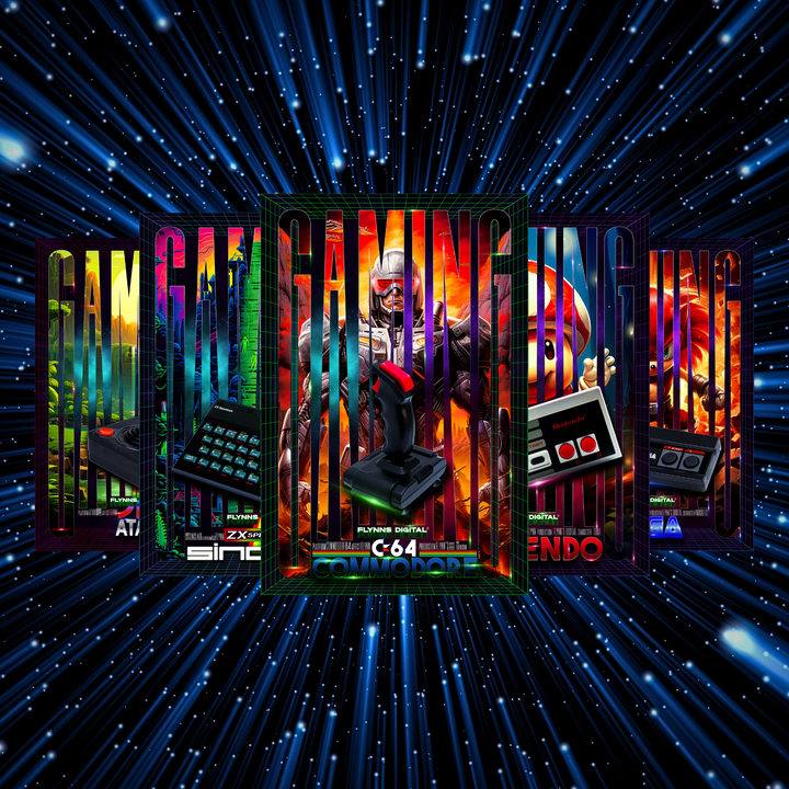 Custom Retro Gaming Posters - Retro Flynn