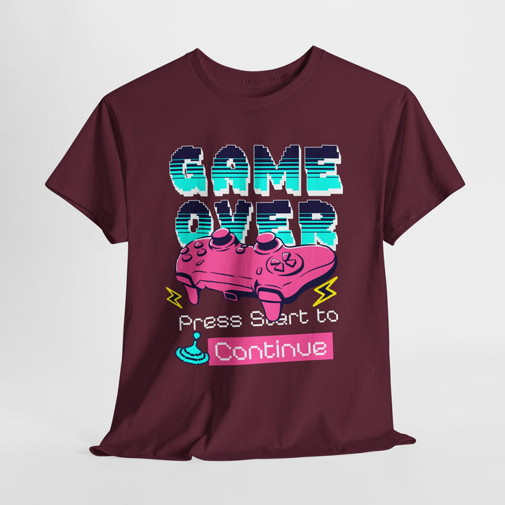 Game Over Continue - Vibzzy™ T-Shirt - Retro Flynn