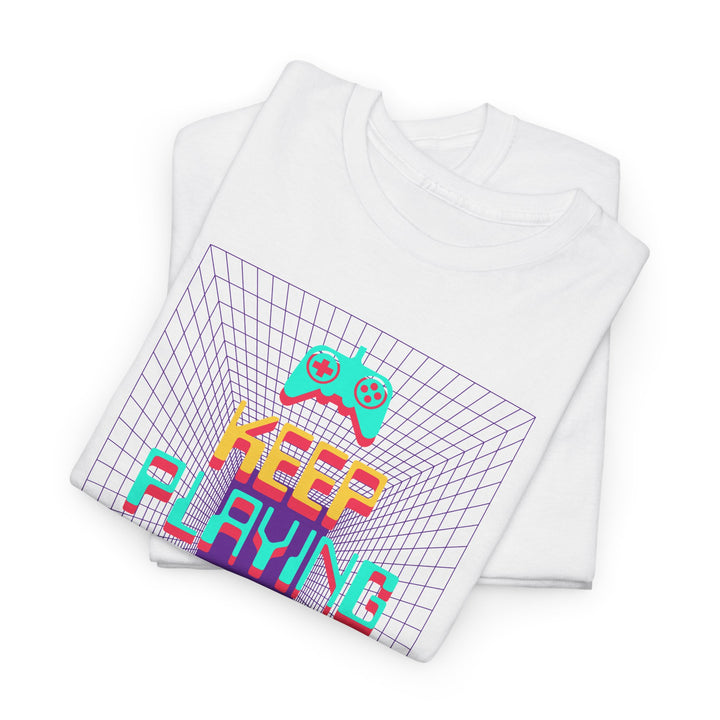 Keep Playing Never Losing - Vibzzy™ T-Shirt - Retro Flynn