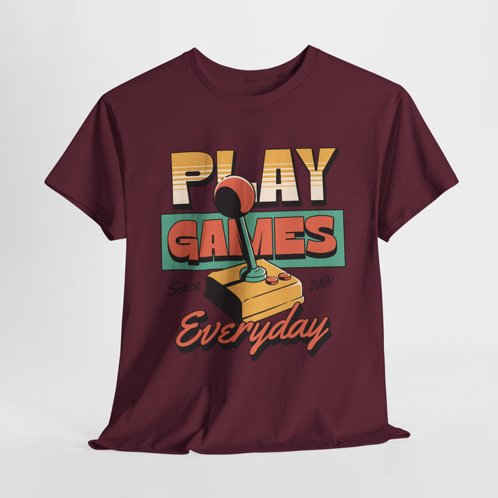 Play Games Everyday - Vibzzy™ T-Shirt - Retro Flynn
