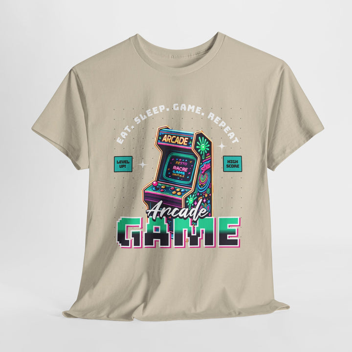 Eat Sleep Arcade Game - Vibzzy™ T-shirt - Retro Flynn