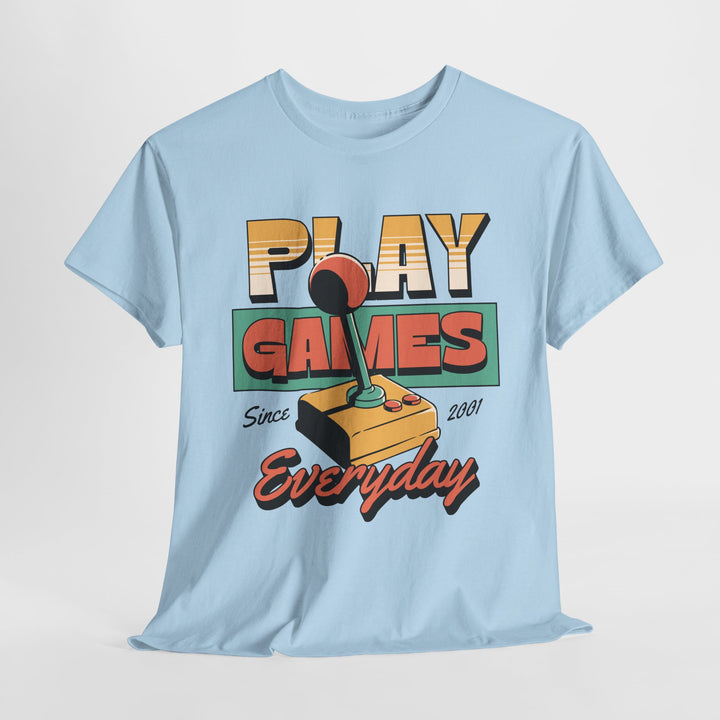 Play Games Everyday - Vibzzy™ T-Shirt - Retro Flynn