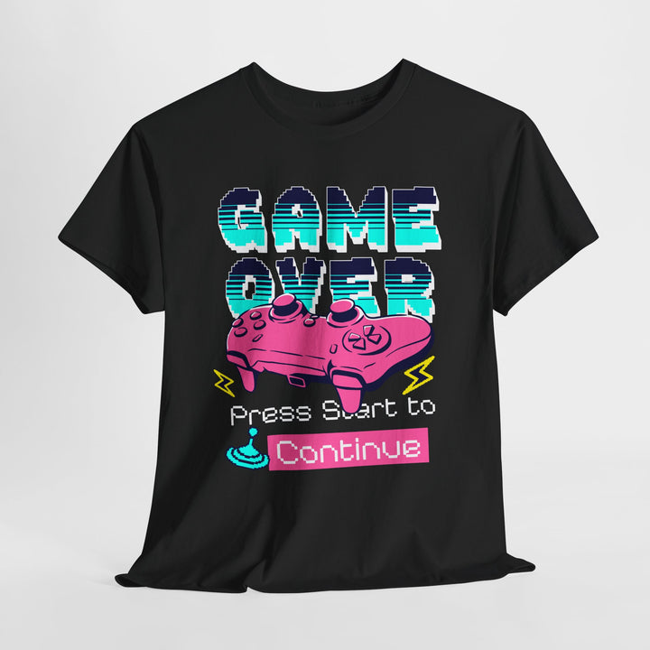 Game Over Continue - Vibzzy™ T-Shirt - Retro Flynn