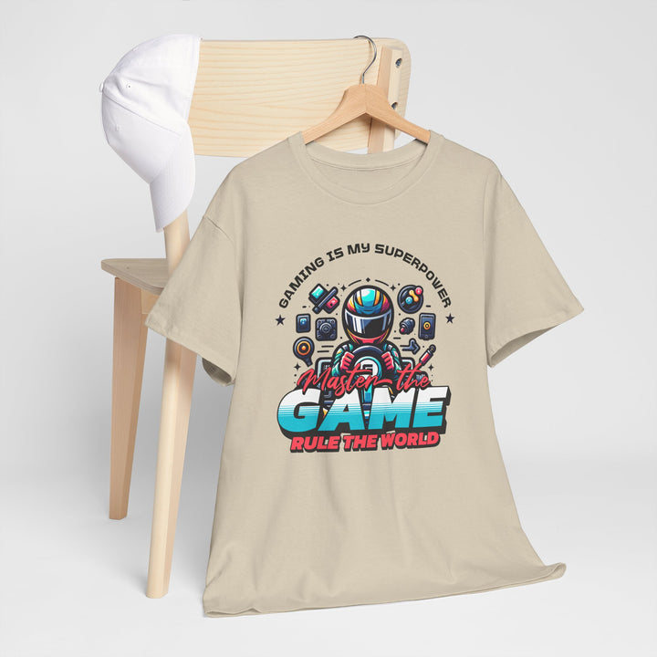 Master the Game Rule the World - Vibzzy™ T-shirt - Retro Flynn