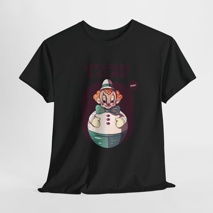 Scary Clown Game - Vibzzy™ T-shirt - Retro Flynn