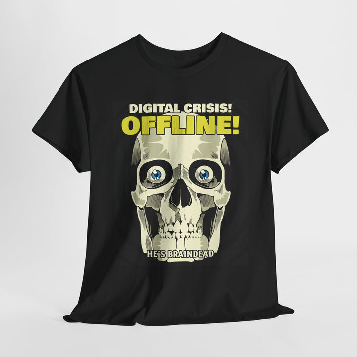 The Cyber Skull - Vibzzy™ T-Shirt - Retro Flynn