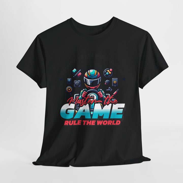 Master the Game Rule the World - Vibzzy™ T-shirt - Retro Flynn