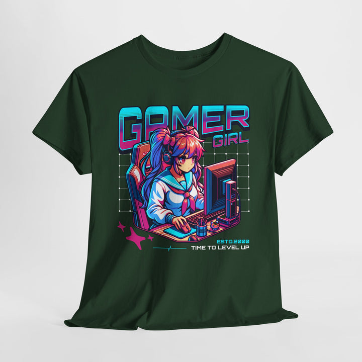 Anime Gamer Girl - Vibzzy™ T-shirt - Retro Flynn