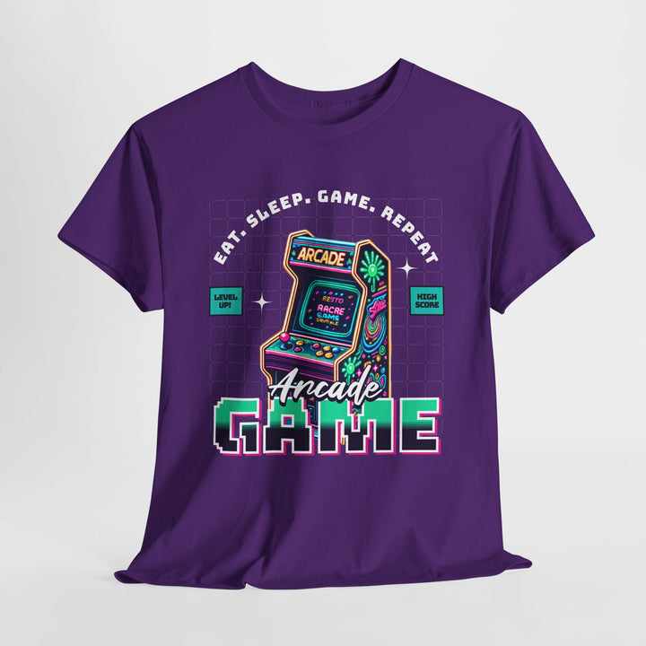 Eat Sleep Arcade Game - Vibzzy™ T-shirt - Retro Flynn