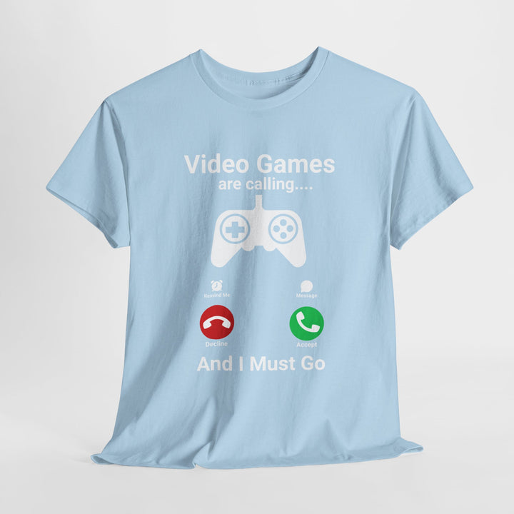 Video Games Calling - Vibzzy™ T-Shirt - Retro Flynn