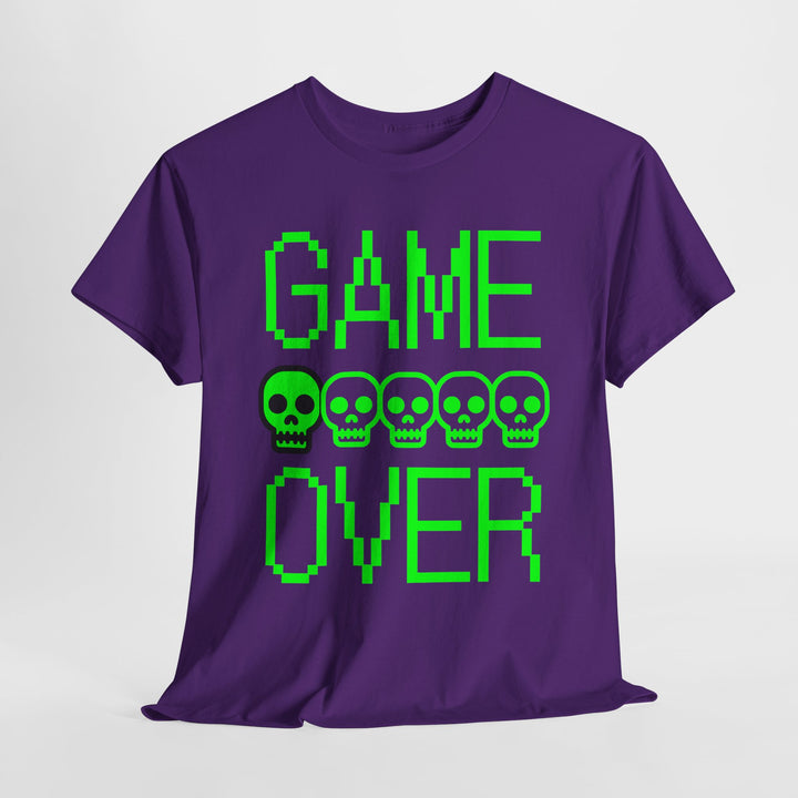 Game Over Skulls - Vibzzy™ T-shirt - Retro Flynn
