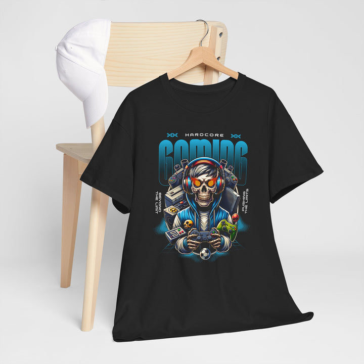 Retro Gamer Skull - Vibzzy™ T-shirt - Retro Flynn