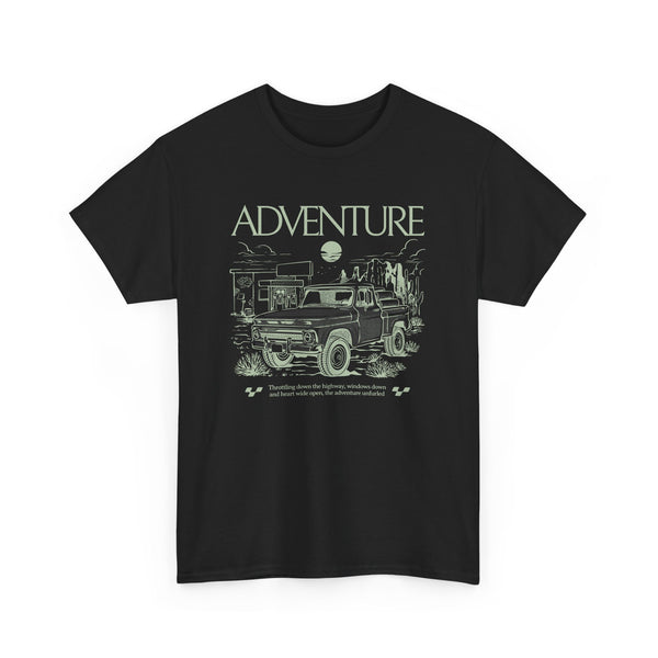 Adventure Throttle - Vibzzy™ T-shirt - Retro Flynn