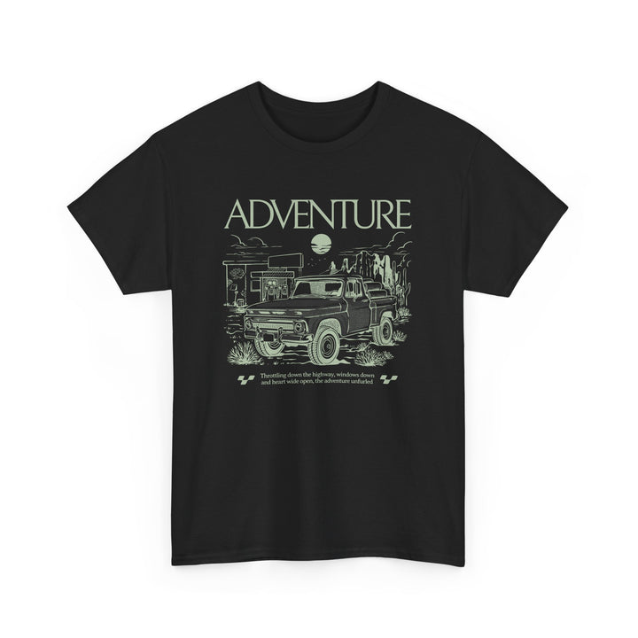 Adventure Throttle - Vibzzy™ T-shirt - Retro Flynn