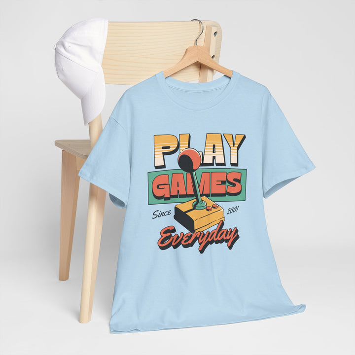 Play Games Everyday - Vibzzy™ T-Shirt - Retro Flynn