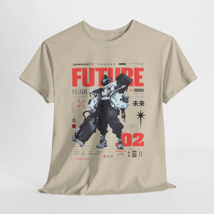 Cyber Tech Warrior - Vibzzy™ T-shirt - Retro Flynn