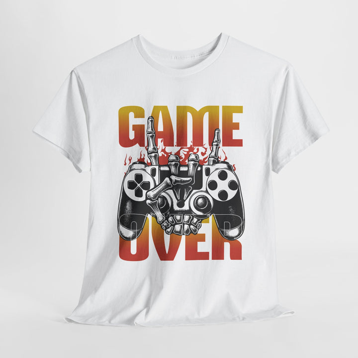 Game Over Skull - Vibzzy™ T-Shirt - Retro Flynn
