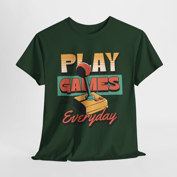 Play Games Everyday - Vibzzy™ T-Shirt - Retro Flynn
