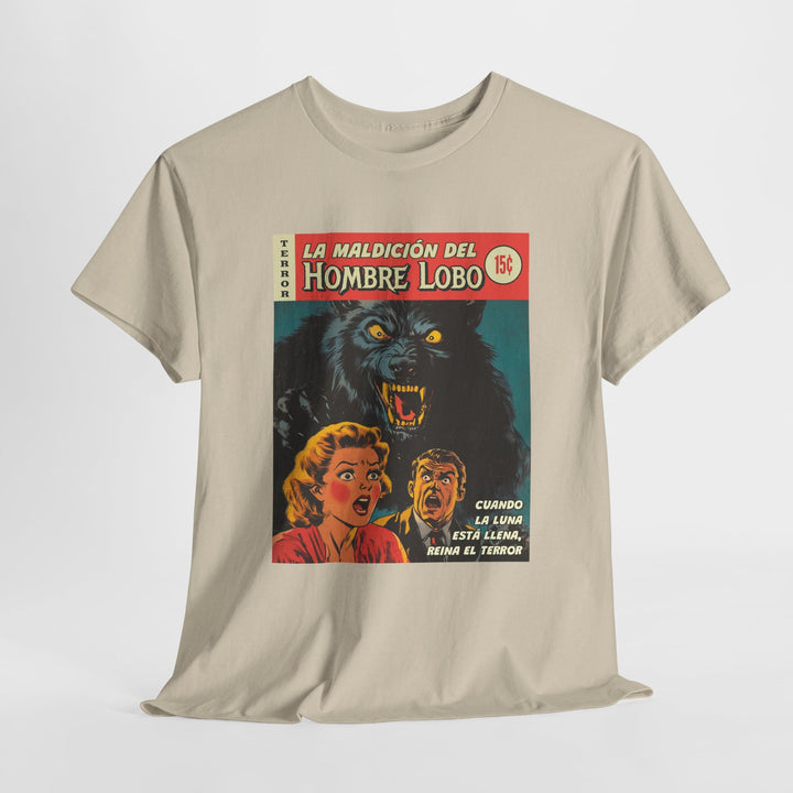 Vintage Horror Werewolf Comic - Vibzzy™ T-shirt - Retro Flynn