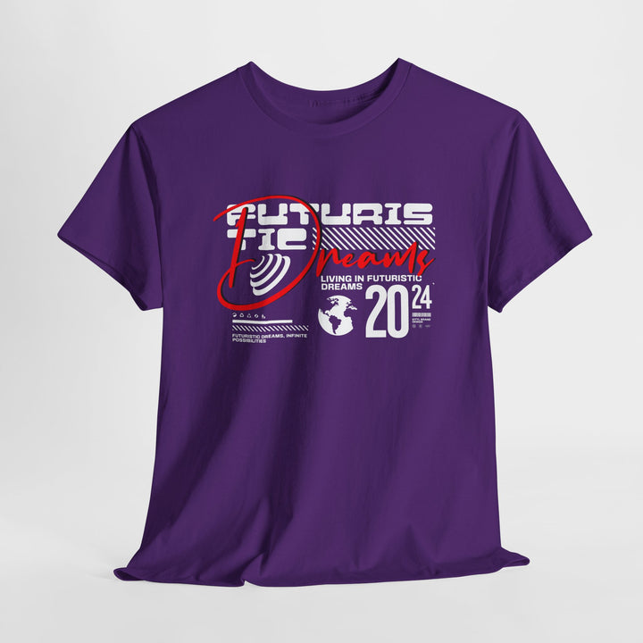 Futuristic Dreams 2024 - Vibzzy™ T-shirt - Retro Flynn