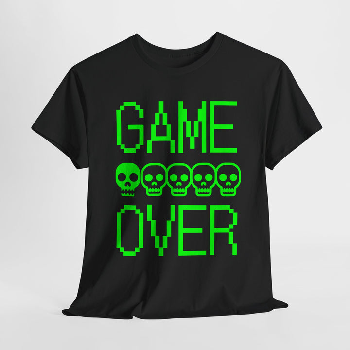 Game Over Skulls - Vibzzy™ T-shirt - Retro Flynn