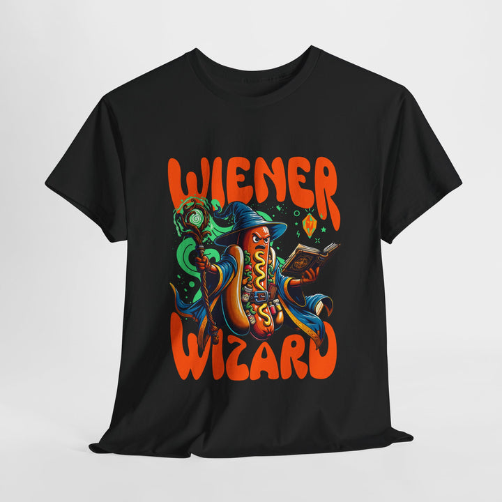 Wiener Wizard - Vibzzy™ T-shirt - Retro Flynn