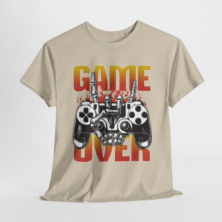 Game Over Skull - Vibzzy™ T-Shirt - Retro Flynn
