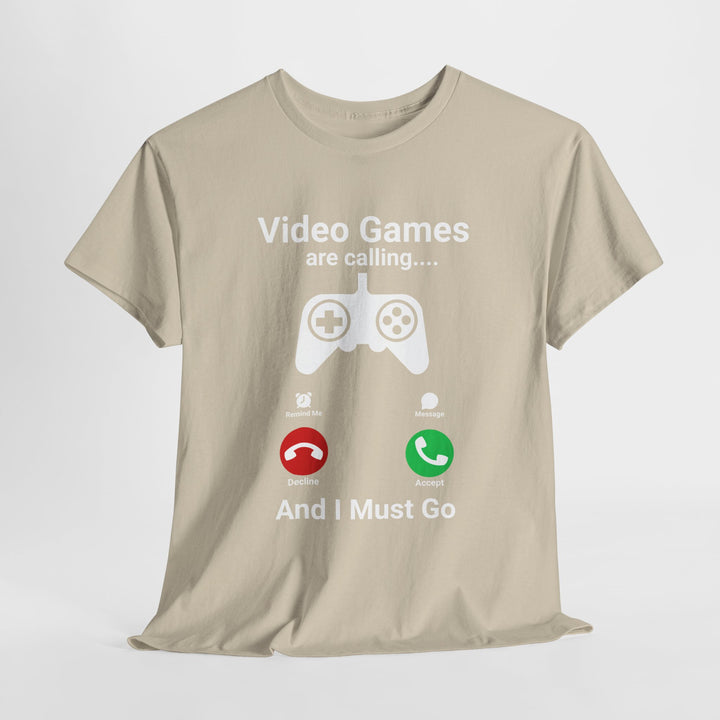 Video Games Calling - Vibzzy™ T-Shirt - Retro Flynn