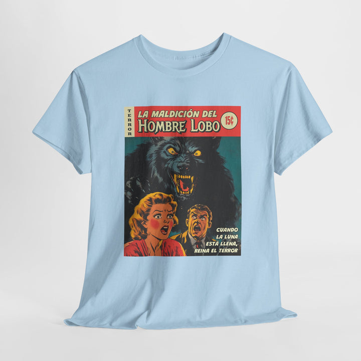 Vintage Horror Werewolf Comic - Vibzzy™ T-shirt - Retro Flynn